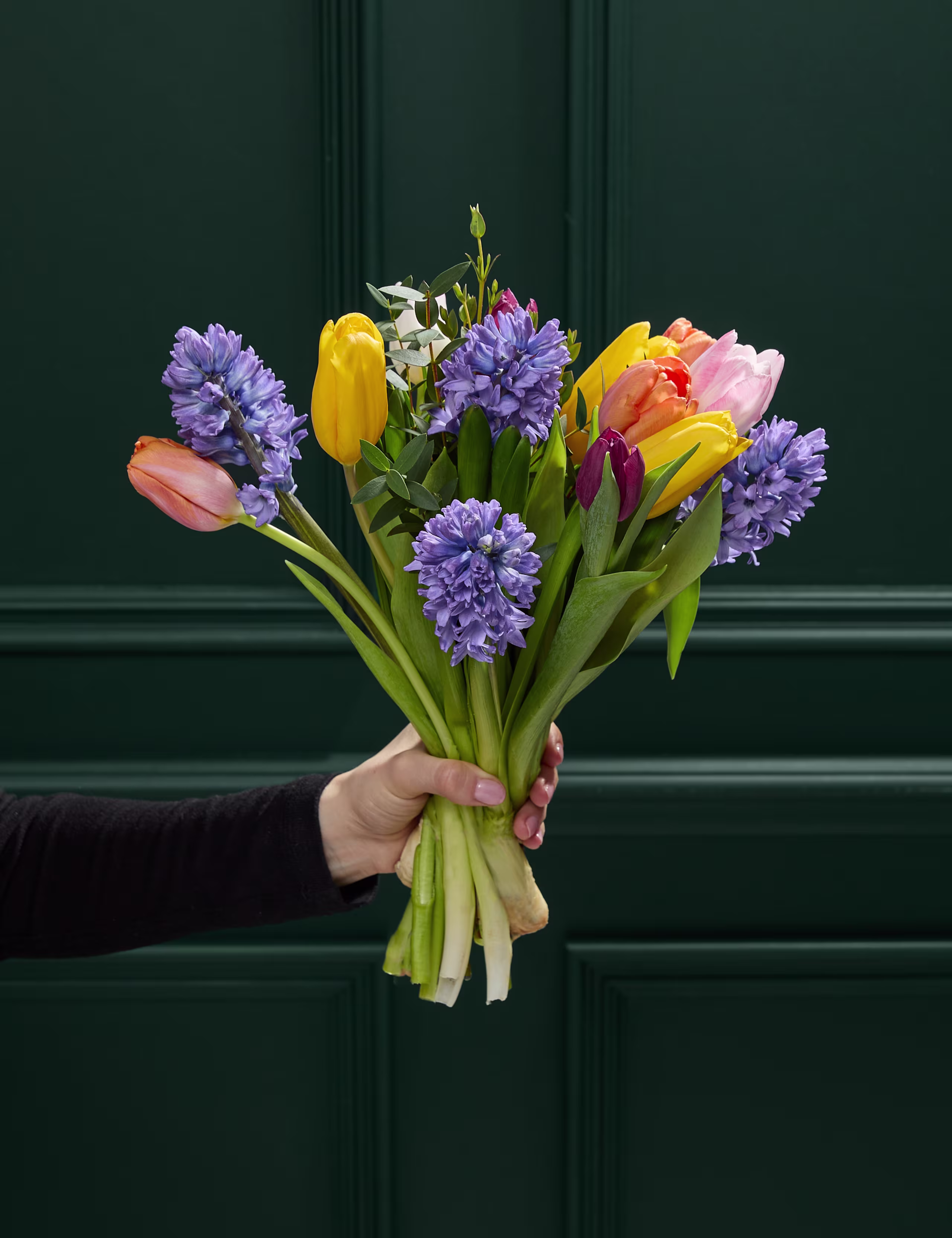 Anneler Günü Sümbül & Lale Buketi